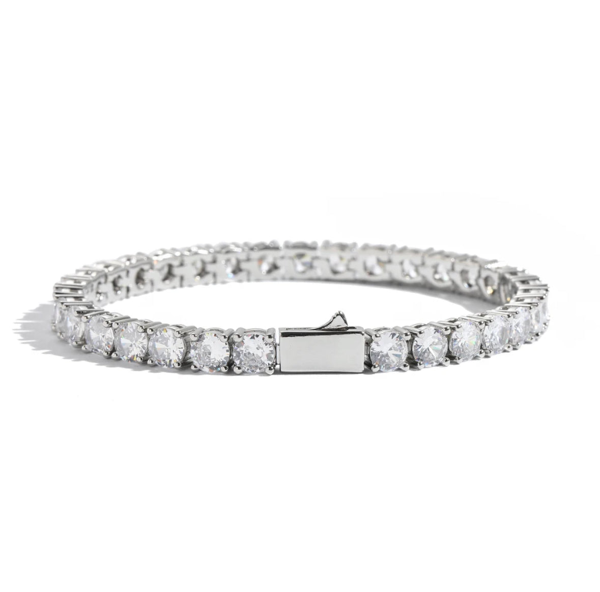 18K Gold plated CZ Tennis Armband
